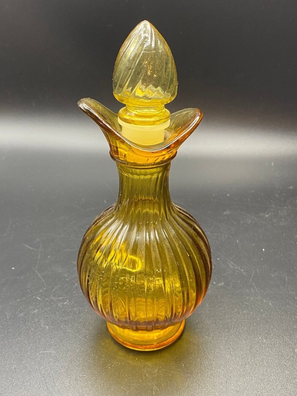 Avon Amber Cruet with Stopper